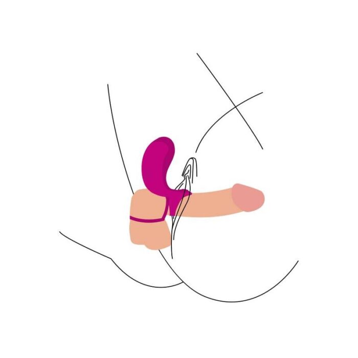 XOCOON - ANILLO VIBRADOR PARA PAREJAS FUCSIA - CandyHot - Foto 5