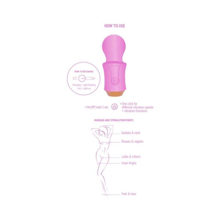XOCOON - THE TRAVELLER WAND FUCSIA - CandyHot - Foto 6