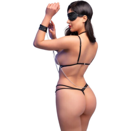CHILIROSE - CR 4638 SET BODY CROTCHLESS NEGRO S/M - CandyHot - Foto 2