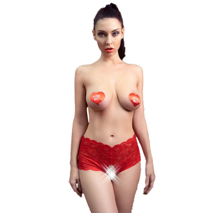 CHILIROSE - CR 4641 PANTIES CROTCHLESS ROJO S/M - CandyHot - Foto 1