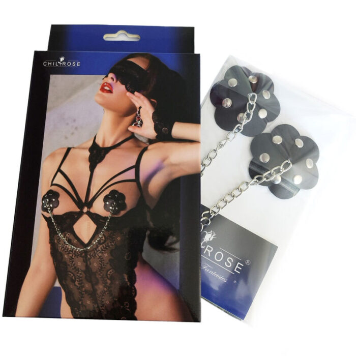 CHILIROSE - CR 4675 CUBREPEZONES NEGRO - CandyHot - Foto 2
