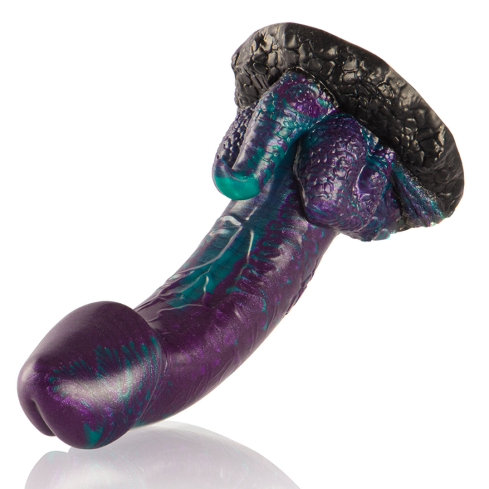 EPIC - BASILISK DILDO DOBLE PLACER ESCAMOSO TAMAÑO PEQUEÑO - CandyHot - Foto 3