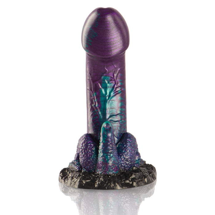 EPIC - BASILISK DILDO DOBLE PLACER ESCAMOSO TAMAÑO PEQUEÑO - CandyHot - Foto 4