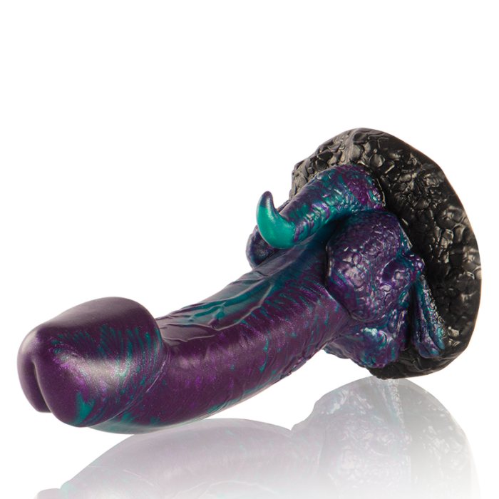 EPIC - BASILISK DILDO DOBLE PLACER ESCAMOSO TAMAÑO PEQUEÑO - CandyHot - Foto 5