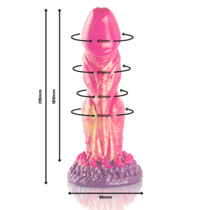 EPIC - CERBERUS DILDO FUEGO MITOLÓGICO - CandyHot - Foto 2