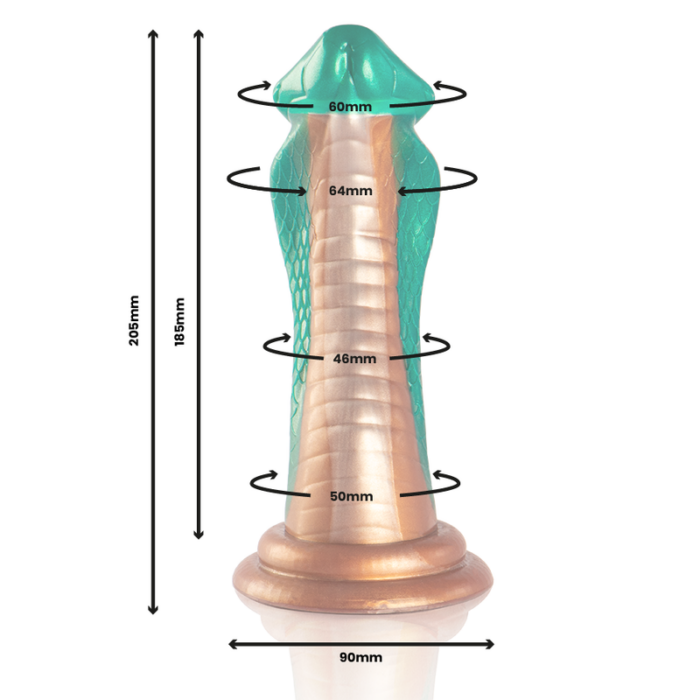 EPIC - PYTHON DILDO COBRA VERDE - CandyHot - Foto 2