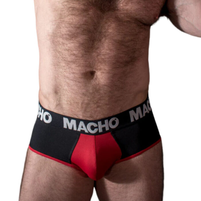 MACHO - MS26N SLIP NEGRO/ROJO XL - CandyHot - Foto 2