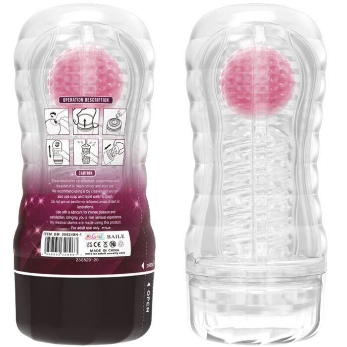 PRETTY LOVE - FUNDA MASTURBADORA ROSA - CandyHot - Foto 2