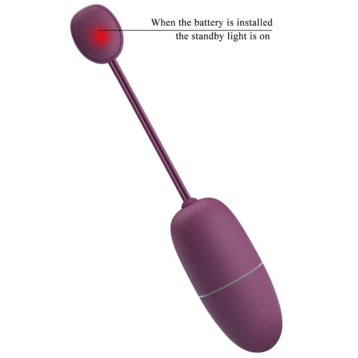 PRETTY LOVE - NYMPH HUEVO VIBRADOR CONTROLADO POR APP LILA - CandyHot - Foto 6