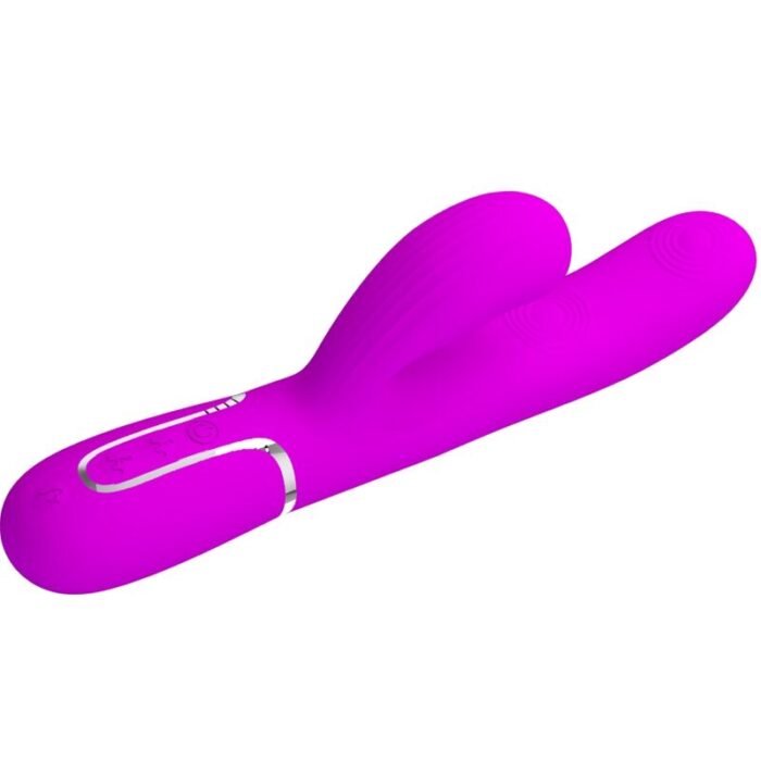 PRETTY LOVE - PERLITA VIBRADOR PUNTO G 3 EN 1 MULTIFUNCIÓN VIOETA - CandyHot - Foto 3