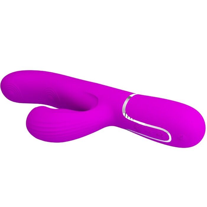 PRETTY LOVE - PERLITA VIBRADOR PUNTO G 3 EN 1 MULTIFUNCIÓN VIOETA - CandyHot - Foto 4