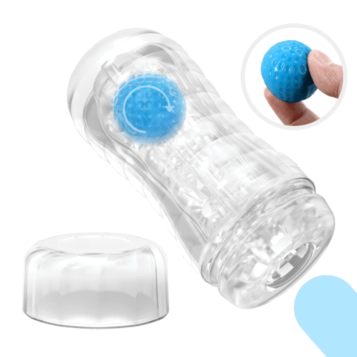 PRETTY LOVE - PLANET FUNDA MASTURBADORA AZUL - CandyHot - Foto 3