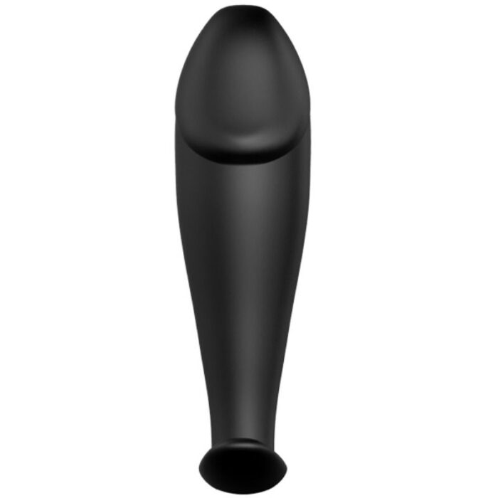 PRETTY LOVE - PLUG ANAL SILICONA FORMA PENE Y 12 MODOS VIBRACIÓN NEGRO - CandyHot - Foto 2