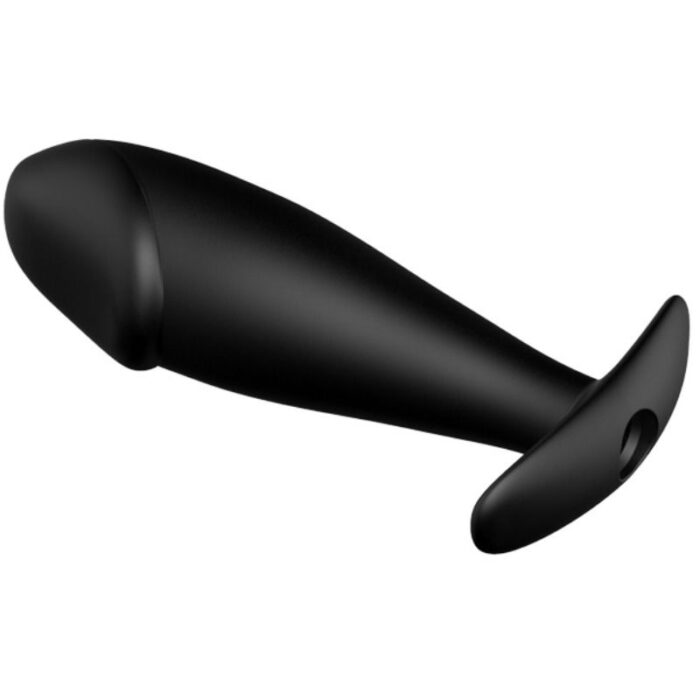 PRETTY LOVE - PLUG ANAL SILICONA FORMA PENE Y 12 MODOS VIBRACIÓN NEGRO - CandyHot - Foto 3