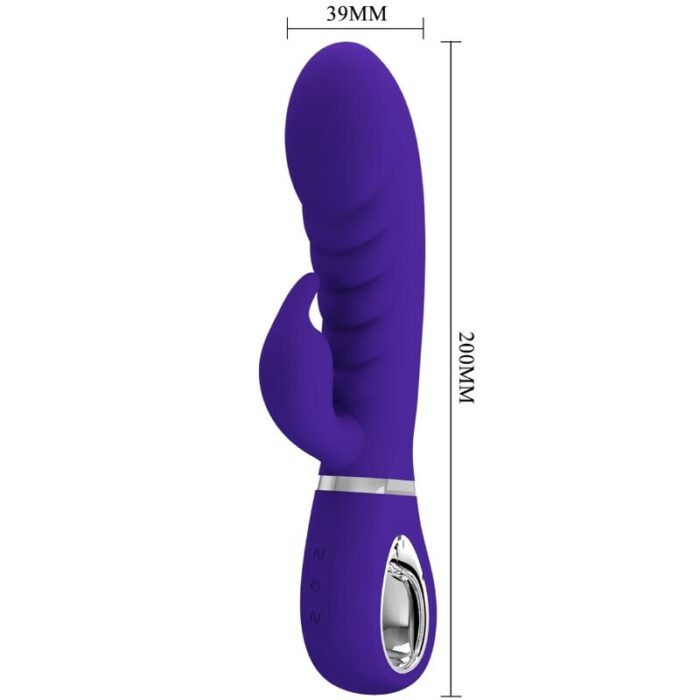 PRETTY LOVE - PRESCOTT VIBRADOR PUNTO G MULTIFUNCIÓN LILA - CandyHot - Foto 5