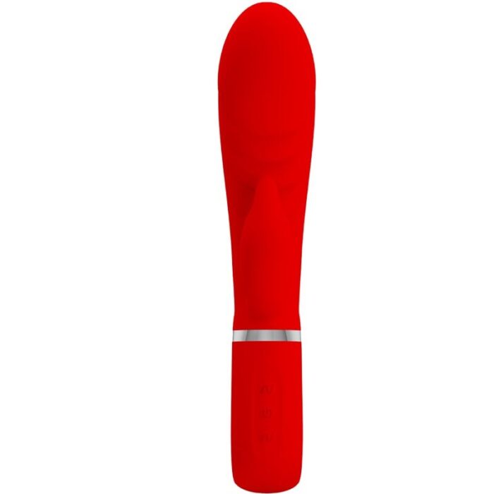 PRETTY LOVE - PRESCOTT VIBRADOR PUNTO G MULTIFUNCIÓN ROJO - CandyHot - Foto 2