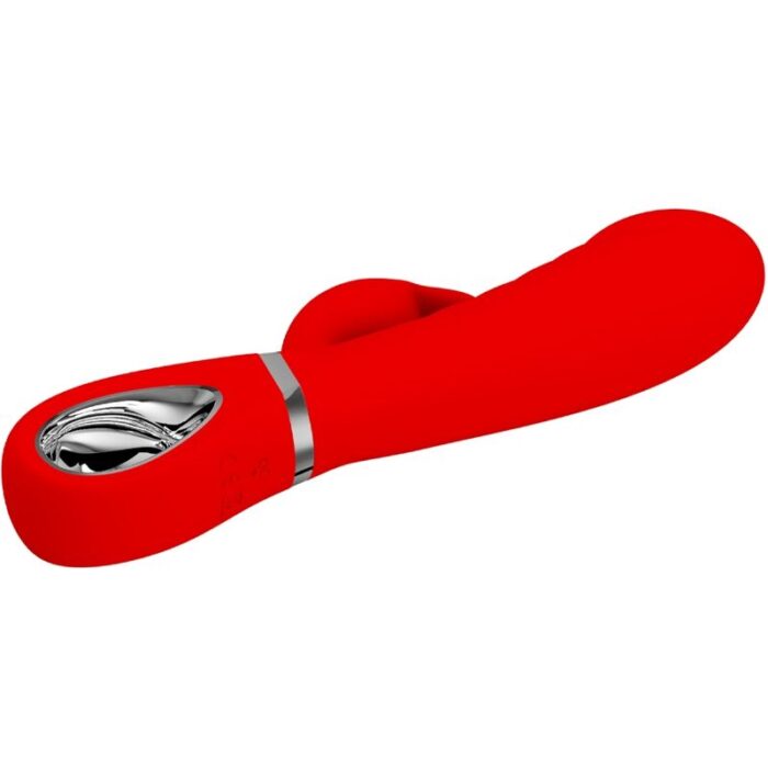 PRETTY LOVE - PRESCOTT VIBRADOR PUNTO G MULTIFUNCIÓN ROJO - CandyHot - Foto 4