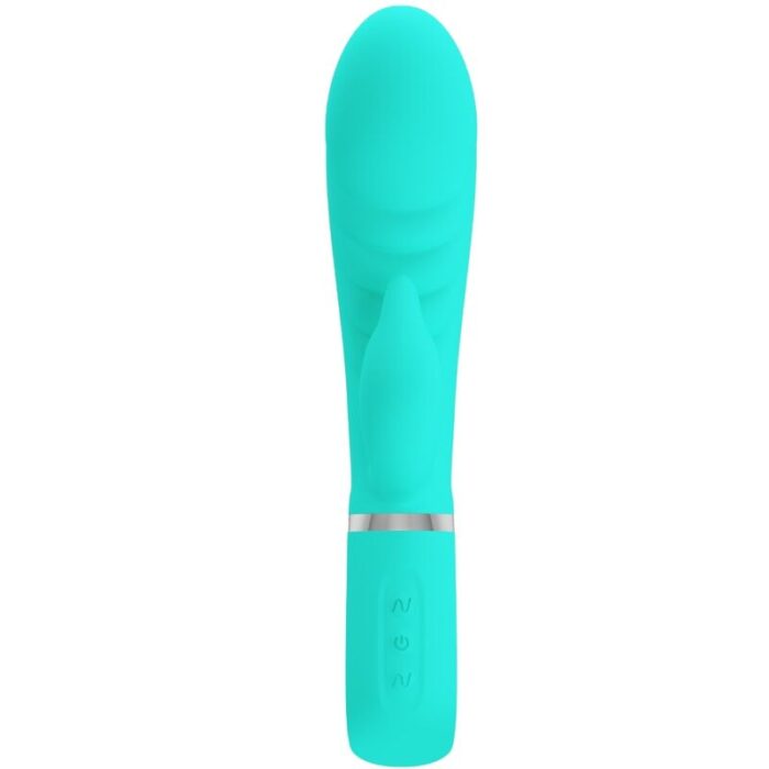 PRETTY LOVE - PRESCOTT VIBRADOR PUNTO G MULTIFUNCIÓN VERDE AGUA - CandyHot - Foto 2