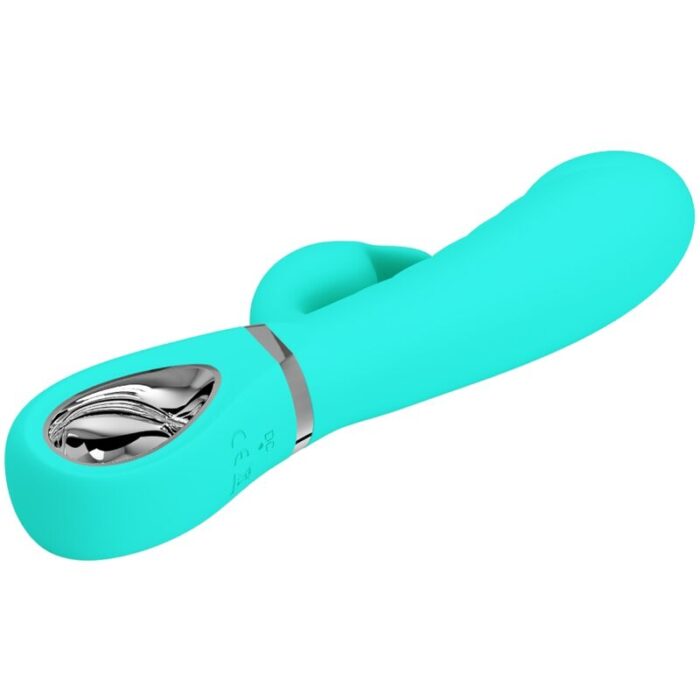 PRETTY LOVE - PRESCOTT VIBRADOR PUNTO G MULTIFUNCIÓN VERDE AGUA - CandyHot - Foto 4
