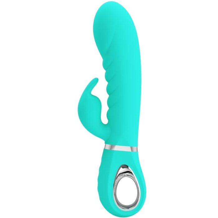 PRETTY LOVE - PRESCOTT VIBRADOR PUNTO G MULTIFUNCIÓN VERDE AGUA - CandyHot - Foto 1