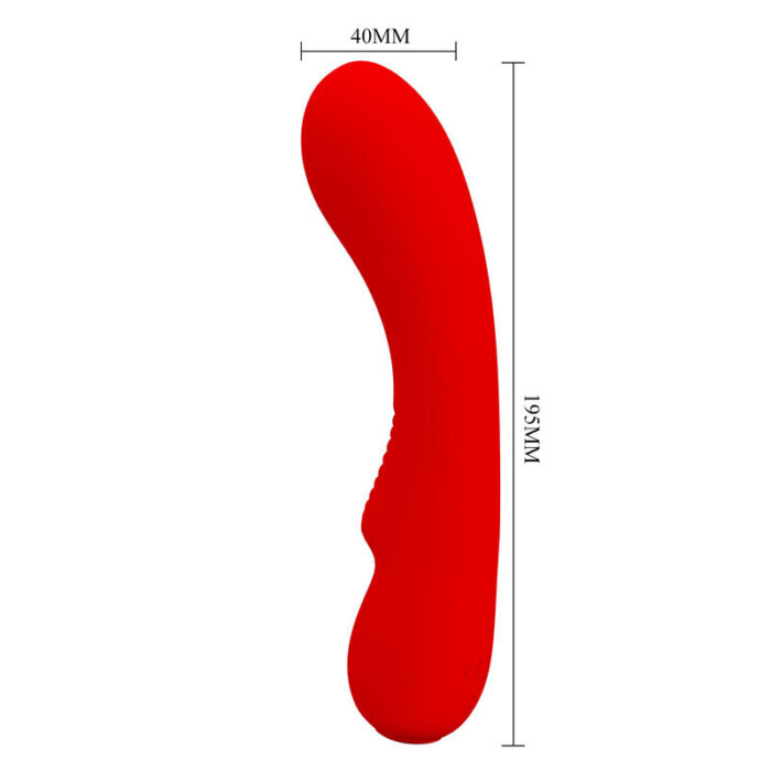 PRETTY LOVE - PRESCOTT VIBRADOR RECARGABLE ROJO - CandyHot - Foto 5