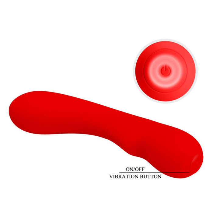 PRETTY LOVE - PRESCOTT VIBRADOR RECARGABLE ROJO - CandyHot - Foto 6