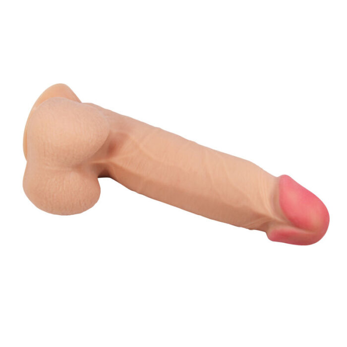 PRETTY LOVE - SLIDING SKIN SERIES DILDO REALÍSTICO CON VENTOSA PIEL DESLIZANTE 21.8 CM - CandyHot - Foto 5