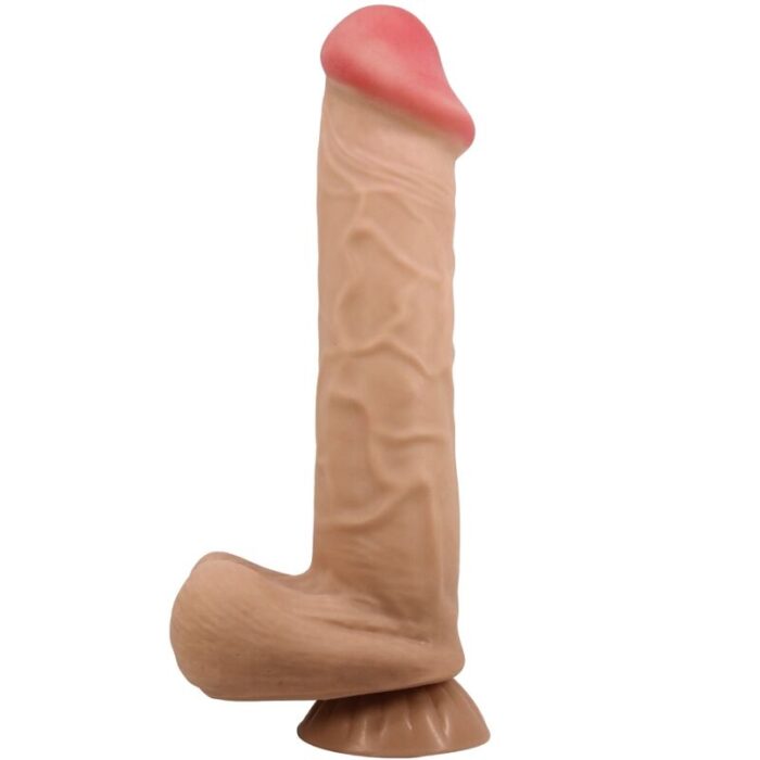 PRETTY LOVE - SLIDING SKIN SERIES DILDO REALÍSTICO CON VENTOSA PIEL DESLIZANTE 26 CM - CandyHot - Foto 3