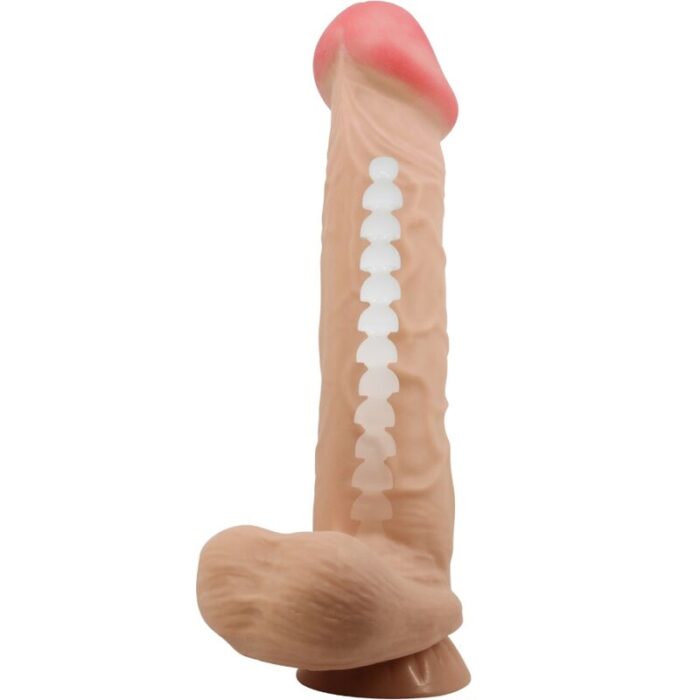 PRETTY LOVE - SLIDING SKIN SERIES DILDO REALÍSTICO CON VENTOSA PIEL DESLIZANTE 26 CM - CandyHot - Foto 5