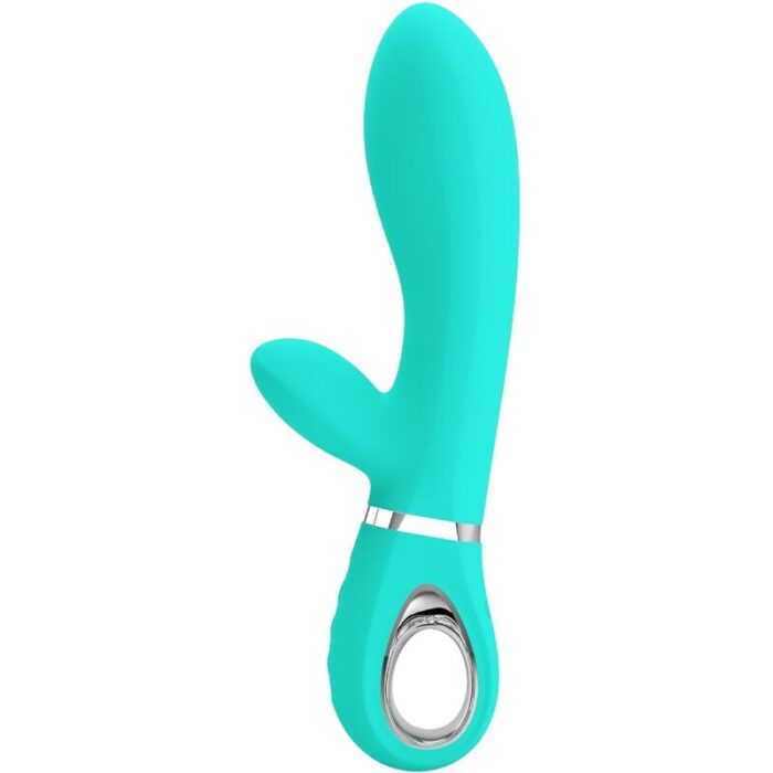 PRETTY LOVE - THOMAS VIBRADOR PUNTO G MULTIFUNCIÓN VERDE AGUA - CandyHot - Foto 1