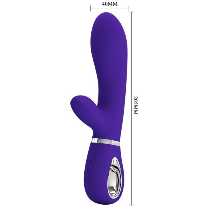 PRETTY LOVE - THOMAS VIBRADOR PUNTO G MULTIFUNCIÓN VIOLETA - CandyHot - Foto 5