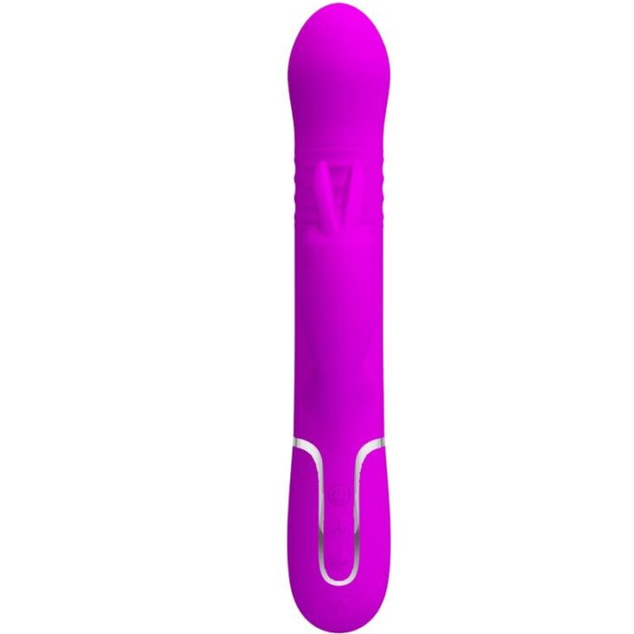 PRETTY LOVE - VIBRADOR COALE RABBIT PERLAS VIOLETA - CandyHot - Foto 2
