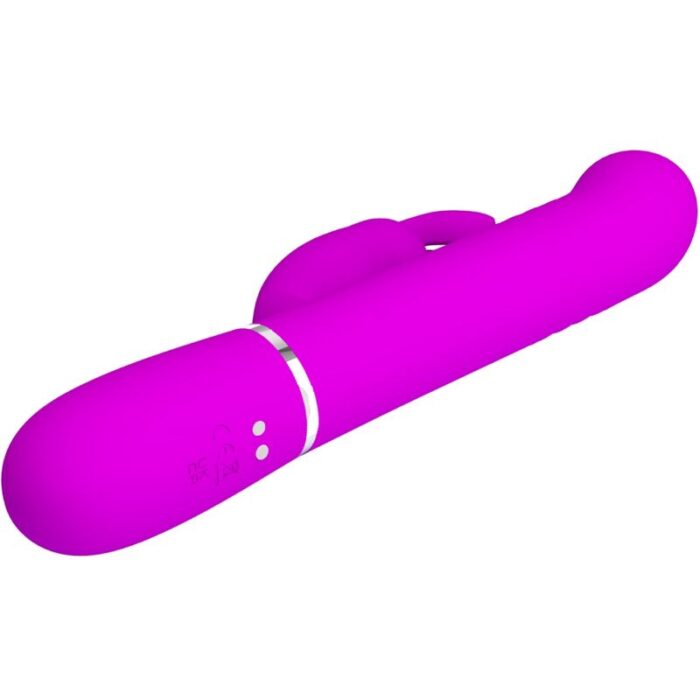 PRETTY LOVE - VIBRADOR COALE RABBIT PERLAS VIOLETA - CandyHot - Foto 5
