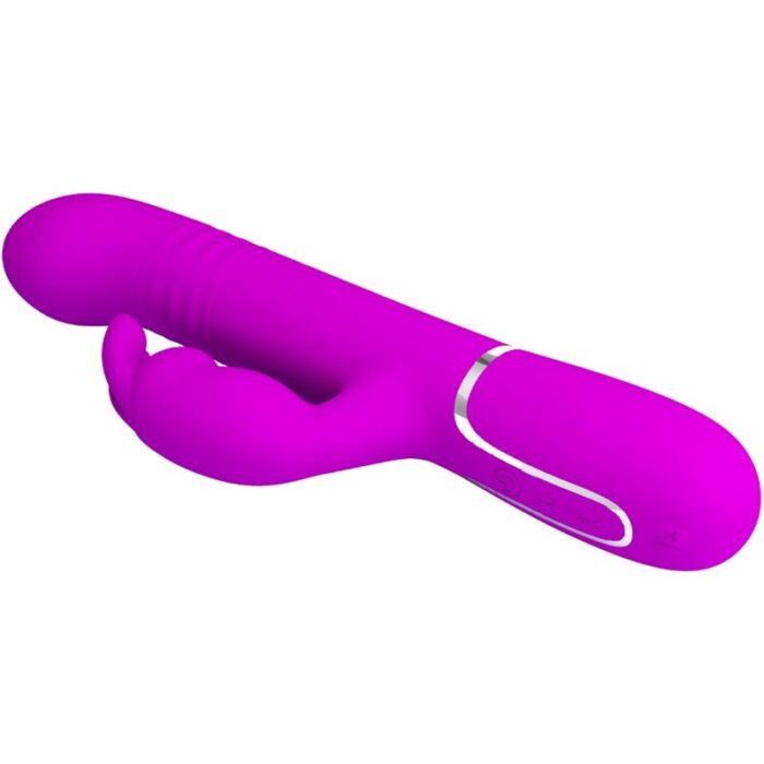 PRETTY LOVE - VIBRADOR COALE RABBIT PERLAS VIOLETA - CandyHot - Foto 6