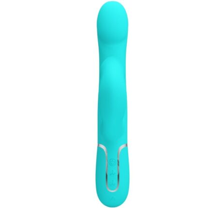 PRETTY LOVE - VIBRADOR RABBIT PERLAS VERDE AGUA - CandyHot - Foto 2