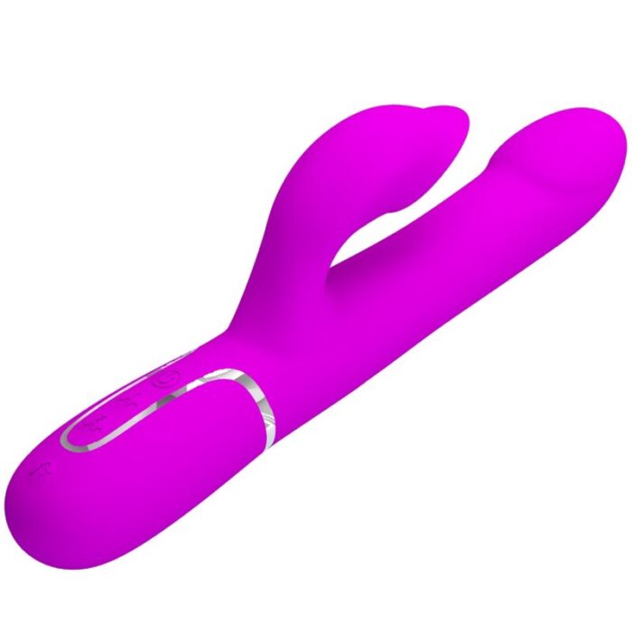PRETTY LOVE - VIBRADOR RABBIT PERLAS VIOLETA - CandyHot - Foto 3