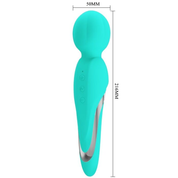 PRETTY LOVE - WALTER VIBRADOR WAND VERDE AGUA - CandyHot - Foto 5