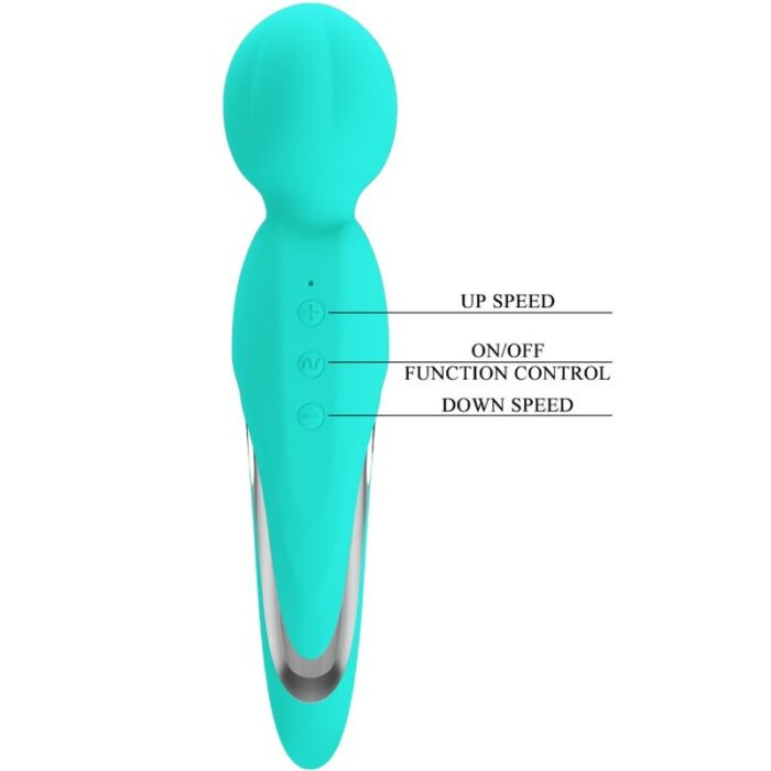 PRETTY LOVE - WALTER VIBRADOR WAND VERDE AGUA - CandyHot - Foto 6