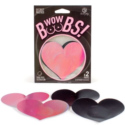 SECRET PLAY - WOW BOOBS! CUBRE PEZONES CORAZÓN - CandyHot - Foto 1