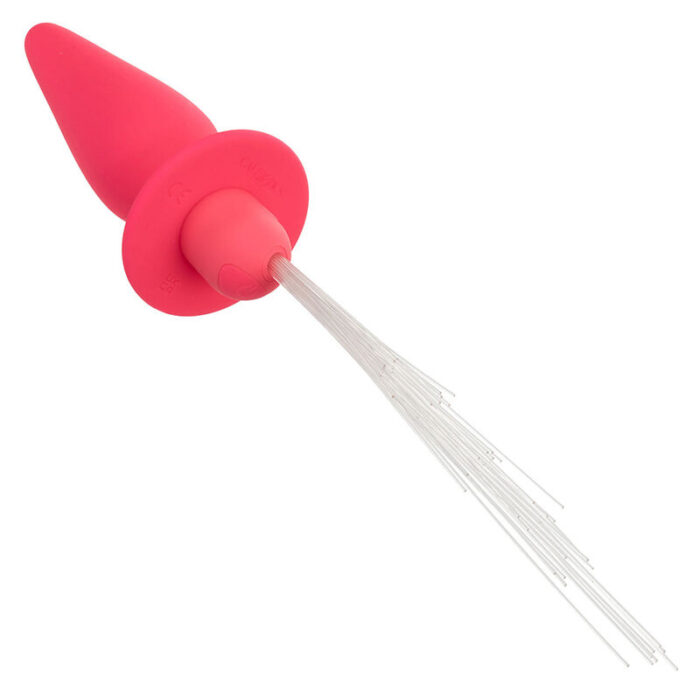 CALEXOTICS - SOUTHERN LIGHTS LIGHT UP PLUG ANAL CON LUCES 10 VIBRACIONES SILICONA ROSA - CandyHot - Foto 3
