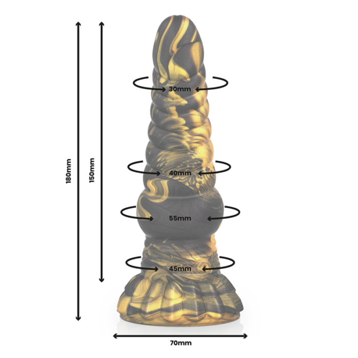 EPIC - FURIAS DILDO CRIATURA MITOLÓGICA GRIEGA - CandyHot - Foto 2