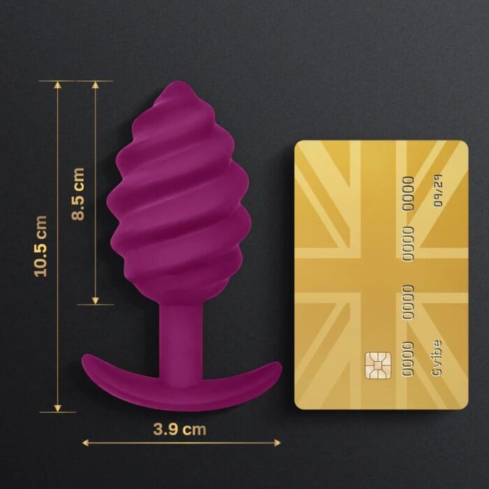 G-VIBE - GPLUG TWIST 2 PLUG ANAL MORADO - CandyHot - Foto 3