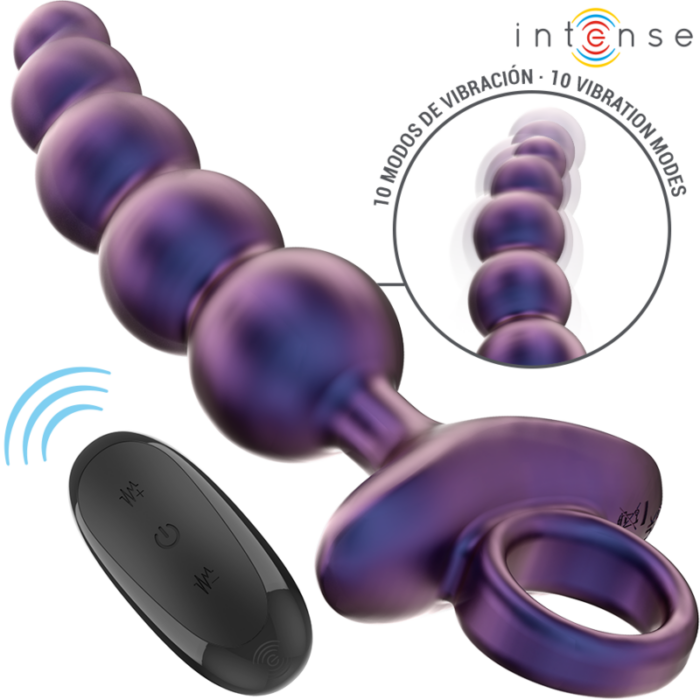 INTENSE - TITO PLUG ANAL VIBRADOR MODELO 3 CONTROL REMOTO - CandyHot - Foto 1