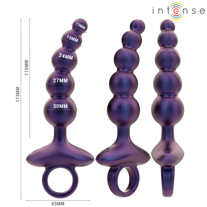 INTENSE - TITO PLUG ANAL VIBRADOR MODELO 3 CONTROL REMOTO - CandyHot - Foto 2
