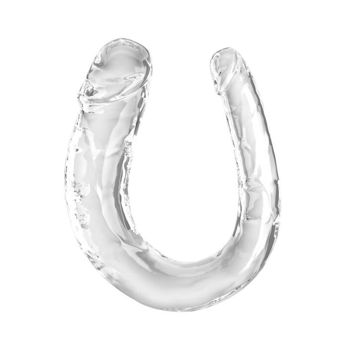 KING COCK - DOUBLE TROUBLE DILDO DOBLE 33 CM TRANSPARENTE - CandyHot - Foto 1