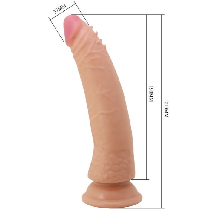 PRETTY LOVE - KABLE PENE SUPER REALÍSTICO 21 CM NATURAL - CandyHot - Foto 6