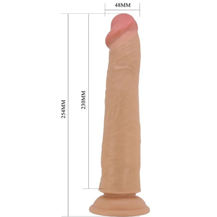 PRETTY LOVE - SHARIFE DILDO REALÍSTICO 25 CM NATURAL - CandyHot - Foto 5