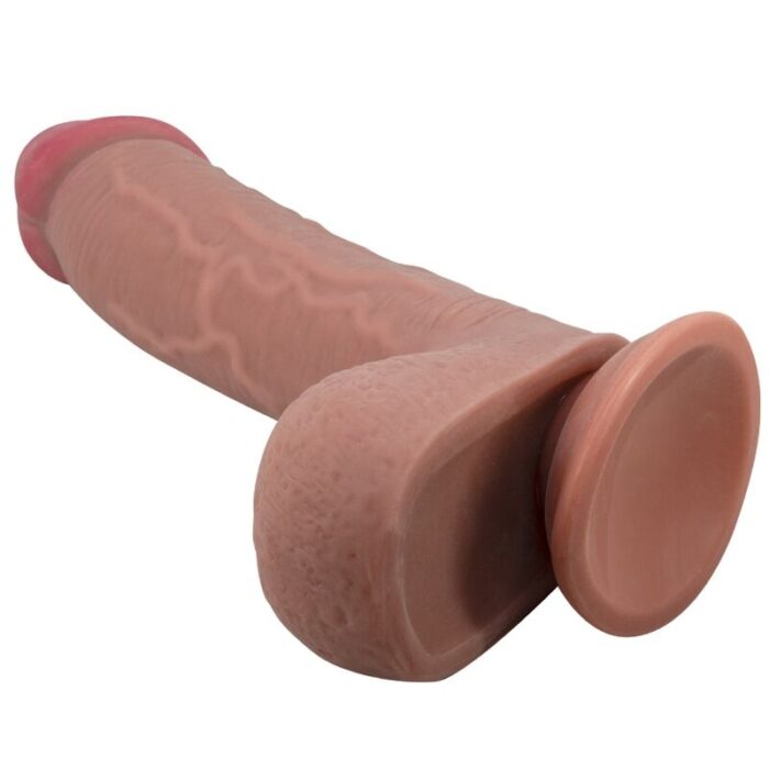 PRETTY LOVE - SLIDING SKIN SERIES DILDO REALÍSTICO CON VENTOSA PIEL DESLIZANTE MULATO 23.4 CM - CandyHot - Foto 1
