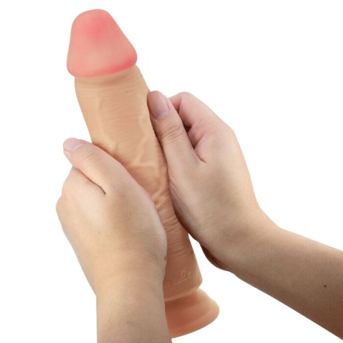 PRETTY LOVE - SLIDING SKIN SERIES DILDO REALÍSTICO CON VENTOSA PIEL DESLIZANTE NATURAL 23.4 CM - CandyHot - Foto 3