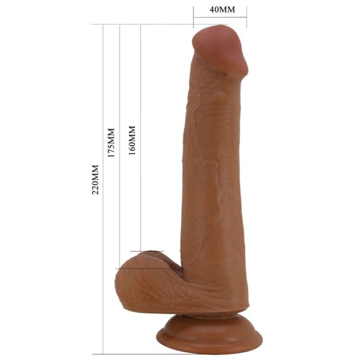 PRETTY LOVE - TALLEN DILDO REALÍSTICO 22 CM MULATO - CandyHot - Foto 5